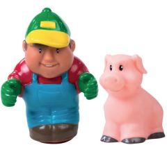 BRI43101A - Personnage avec cochon