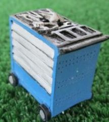 ADF32500 - Chariot servante d'atelier bleue
