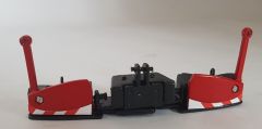 AGM12IH - Bumper RAL3020 de couleur Rouge et gris Case Fabrication Artisanale