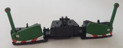 AGM16FENDT - Bumper de couleur Gris et Vert Fendt Fabrication Artisanale
