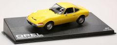 AKI0008 - Voiture coupé sportif OPEL GT de 1968 à 1973 de couleur jaune