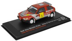 AKI0067 - Voiture du rally de Tierra de Lloret de Mar de 1988 SEAT Ibiza Bimotor Proto n°1 équipage Josep Maria Servia-Liuis Corominas