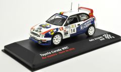 AKI0087 - Voiture du rally d'Acropolis de 1998 TOYOTA Corolla WRC n°14 équipage Rui Madeira-Nuno Da Silva