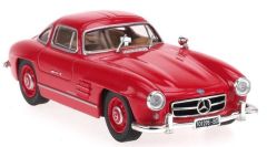 AKI0103 - Voiture sportive MERCEDES 300SL de couleur rouge