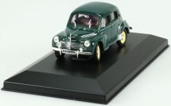 AKI0109 - Voiture berline RENAULT 4CV R1060 version Grand luxe  de 1950 de couleur verte