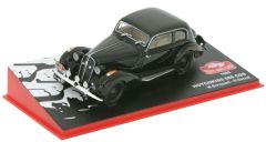 AKI0160 - Voiture du Rallye de Monté carlo de 1950 HOTCHKISS 686 CGS de couleur noire équipage M.Becquart- H.secret