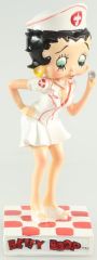 Statuette du personnage Betty Boop en habit d'infirmière de hauteur 13cm