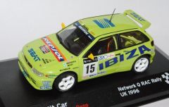 AKI0244 - Voiture du RAC Rally UK de 1996 SEAT Ibiza Kit Car n°15 équipage Harri Rovanpera-Juha Repo