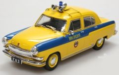 AKI0143 - Voiture de police Russe CMC-GAZ-M12P Volga vendue en blister