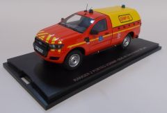 ALARME0033 - Voiture 4x4 du GRIMP 45 FORD Ranger 2 portes pick-up bâché du SDIS 45 édité à 325 pièces modèle en résine