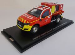 ALARME0036 - Voiture de pompier du département de la Dordogne FORD RANGER SDIS 24 2 portes VLHRP modèle en résine édité à 325 pièces