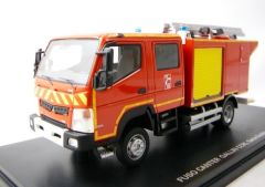 ALERTE0067 - Camion de pompier MITSUBISHI FUSO Canter Gallin CCRL édité à 300 pièces modèle en résine
