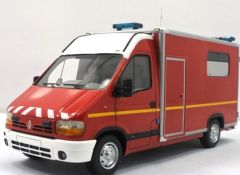 ALERTE0070 - Véhicule de pompier RENAULT Master type 2 GIFA VSAB décalques incluses