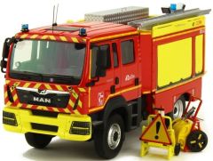 ALERTE0083 - Camion de pompier MAN TGM 13.290 Gallin du SDIS 95 du Val d'Oise édité à 400 pièces modèle en résine
