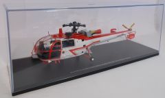 ALERTE0088A - Hélicoptère de la Sécurité Civile SUD AVIATION Alouette III de couleur blanc rouge édité à 100 pièces modèle en résine