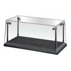 AT32911 - Vitrine socle noir avec leds - Dimensions : L 35.5 x l. 15.6 x H.16cm