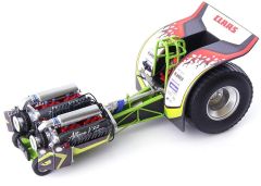 ATC90125 - Tracteur Pulling CLAAS Green Monster Stage V Mitas édité à 350 pièces modèle en résine