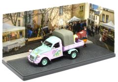 ATL2428027 - Utilitaire CITROEN 2CV AKS400 version pick-up aux couleurs de La brocante de Marieke et Colin