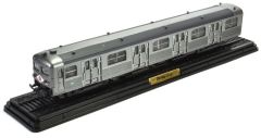 ATL2434009 - Voiture voyageur d'extrémité ZRABx-15101 première et seconde classe grise inox pour la rame Type ZBD-5101 de la SNCF non roulante