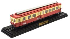 ATL2434021 - Machine automotrice Type ZABD 604 de la SNCF de la couleur rouge et crème du réseau de la ligne de Savoie non roulante