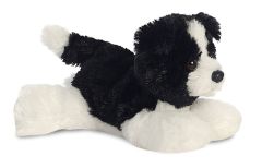 AUR31717 - Peluche chien de race Border Collie - Mesure : 20 cm