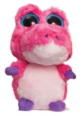 AUR60211 - Alligator rose en Peluche du dessin animé  YOOHOO et ses amis - Mesurant : 12.5 cm