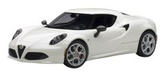 AUT70188 - Voiture de sport - Alfa Romeo 4C de couleur Blanche