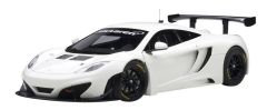 AUT81341 - Voiture de sport MCLAREN MP4-12C GT3 2011 de couleur Blanche