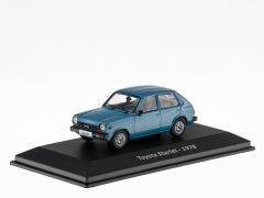 Voiture de 1978 couleur bleue – TOYOTA Starlet