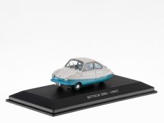 ABADD161A - Voiture de 1967 couleur bleue et blanche – ATTICA 200