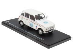 G110T077 - Voiture de couleur blanche La faune du soleil de minuit – RENAULT 4