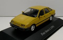 MAGARGAQV28 - Voiture de 1984 couleur jaune avec livret – FORD sierra I