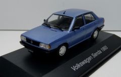 MAGARGAQV30 - Voiture de 1993 couleur bleu métallisé avec livret – VW senda
