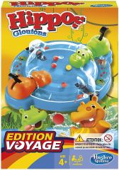 HASB1001 - Jeu de société format voyage – Hippos Glouton