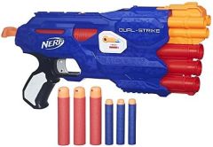 HASB4620 - Jouet garçon NERF - Dual strike + 6 fléchettes