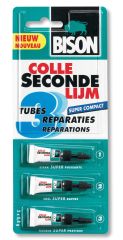 BIS0296 - Colle Seconde LIJM 3 tubes de 0.80g