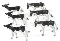 BRI40960 - 6 veaux de race Holstein