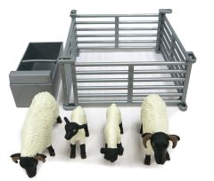 BRI43080A1 - 2 moutons et 2 agneaux avec accessoires