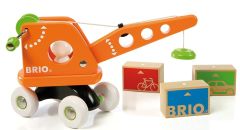 BRIO30196 - Ma première vraie grue en bois