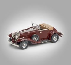 BRO200 - Voiture cabriolet STUTZ DV 32 Weyman Super Bearcat 1933 couleur marron