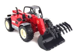 BRU2125 - Chargeur Télescopique MANITOU MLT633 avec godet à griffes jouet BRUDER