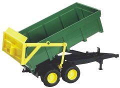 BRU2210 - Benne 2 essieux couleur JOHN DEERE jouet BRUDER