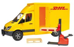 BRU2534 - Utilitaire MERCEDES Sprinter DHL avec accessoires jouet BRUDER