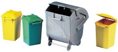 BRU2607 - Set de 4 poubelles jouet BRUDER