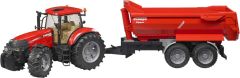 BRU3099 - Tracteur CASE IH PUMA 230 CVX équipé de la benne KRAMPE TP 2 essieux jouet BRUDER