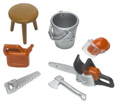BRU62601 - Divers outillages forestiers jouet BRUDER