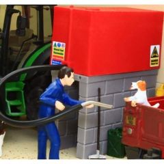 BT3055 - Accessoire diorama - Cuve à fioul de couleur Rouge