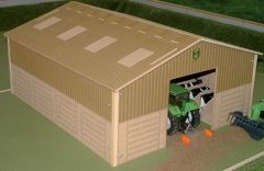 BT9200 - Bâtiment de type stabulation équipé de 20 logettes dimensions 40x34x19cm les animaux et accessoires sont vendus séparément