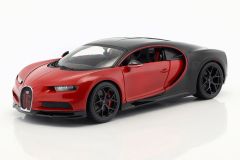 BUR11040RO - Voiture de couleur rouge et noire – BUGATTI Chiron