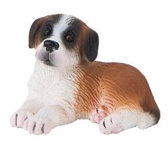 BUL65431 - Personnage BULLYLAND Chiot couché ST BERNARD